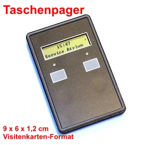 Taschenpager-Stapelbar