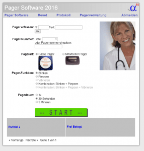 Pager-Software für LRS-Pager