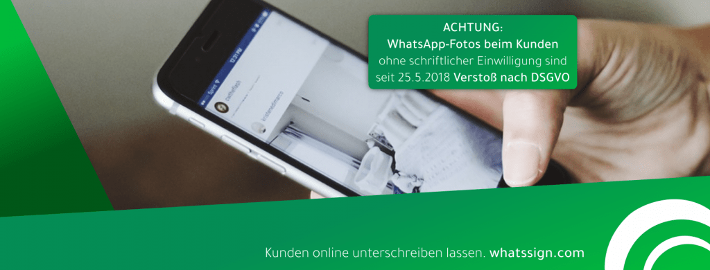 WhatsSign - Kunden online für die WhatsApp Nutzung unterschreiben lassen