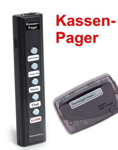 Kassen-Pager ideal für Kassenplätze